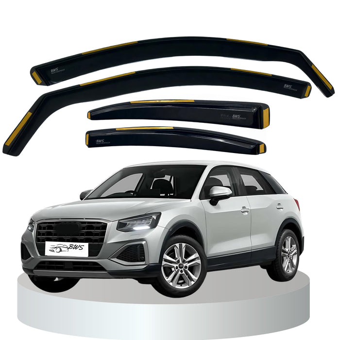 AUDI Q2 5-Doors 2016-2023 Crossover 4-Pieces Wind Deflectors