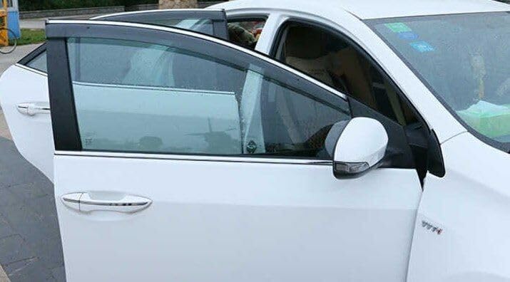 BWS Premium Wind Deflectors For Toyota Prius (XW30) MK3 2011-15 4-Pieces, Enhance Driving Comfort with Window Visors Stick ON (UK Stock)