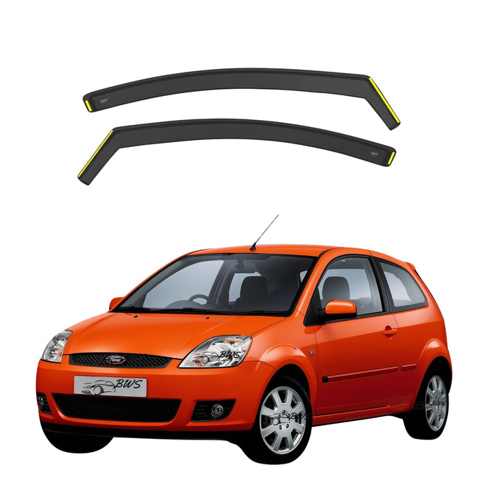Ford Fiesta MK6 2002-2008 3-Door Hatchback 2 Pieces Set Wind Deflectors
