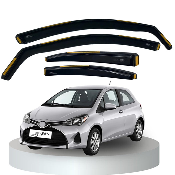TOYOTA YARIS MK3 5-doors 2011-2020 Hatchback 4-Pieces Wind Deflectors