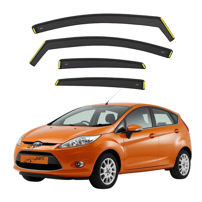 FORD Fiesta MK7 2008-2017 5 Door Hatchback 4-pieces Wind Deflectors