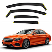 BWS UK Stock: Premium 4-Piece Wind Deflector For Mercedes E-Class W213 2016-2023 4door Saloon, Enhance Driving Comfort with Window Visors