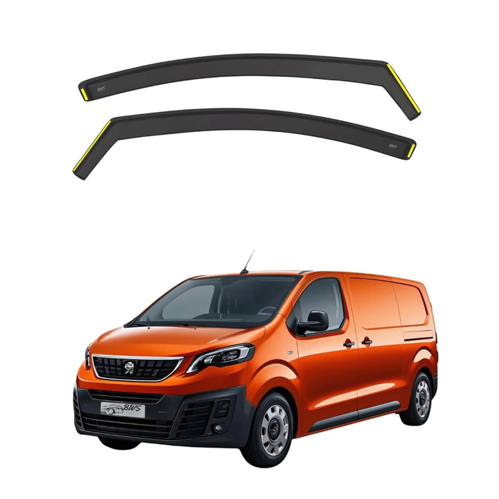PEUGEOT EXPERT MK3 or TRAVELLER 2016-onwards 2-pcs Wind Deflectors