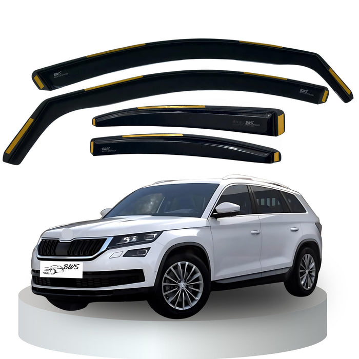 SKODA Kodiaq MK1 SUV 5-Doors 2016-2024 Wind Deflectors