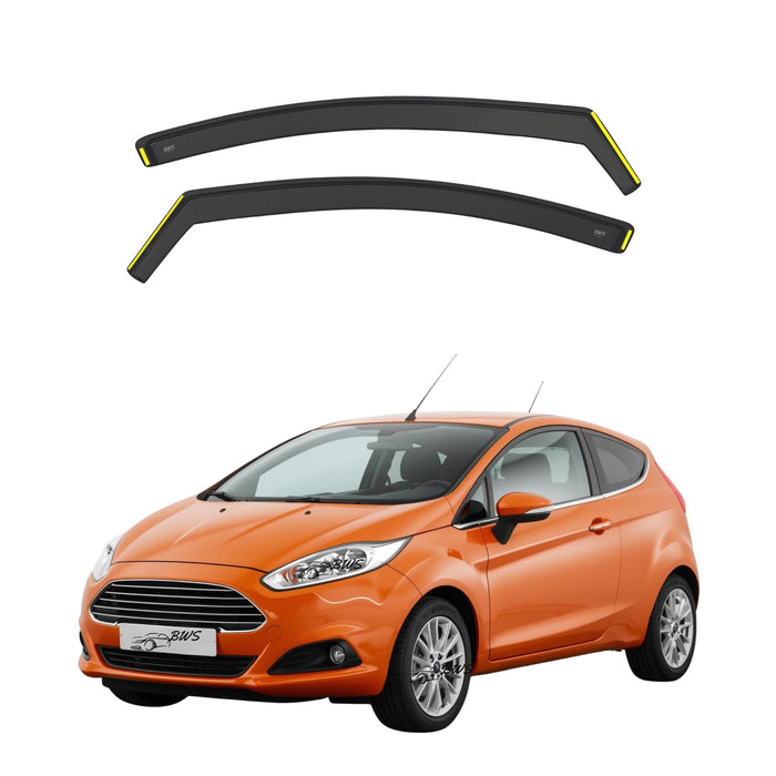 For Ford Fiesta MK7 3-door hatchback 2008-2017 2 pieces Wind Deflectors