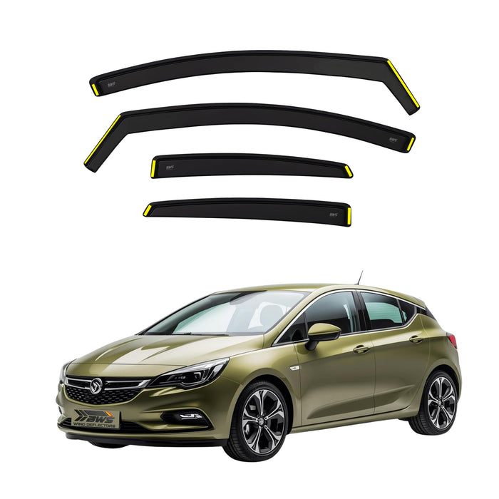 Vauxhall Astra MK7 K 5 door Hatchback 2015-2021 4-Pieces Wind Deflectors