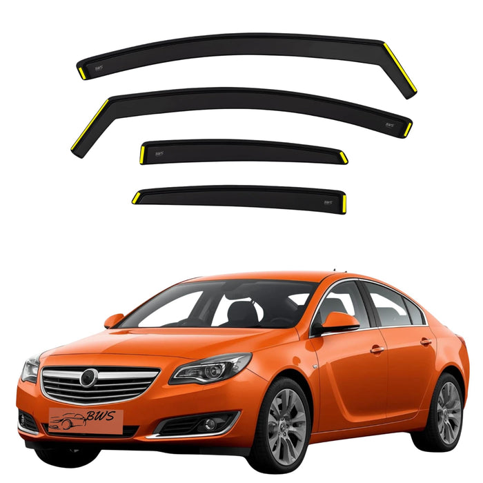 BWS UK Stock: Premium 4-Piece Wind Vauxhall Insignia mk1 4/5door saloon liftback 2009-2017, Enhance Driving Comfort with Window Visors