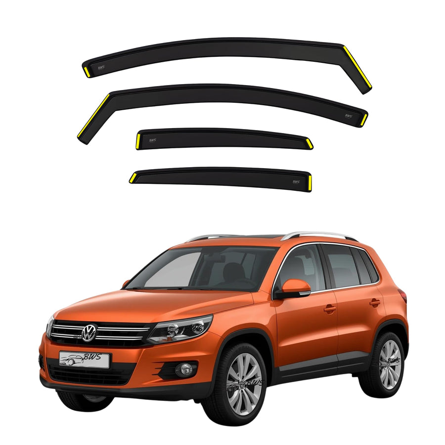 VW TIGUAN MK1 2007-2016 5 Door SUV 4pcs Set - Wind Deflectors (Does Not Fit Allspace)