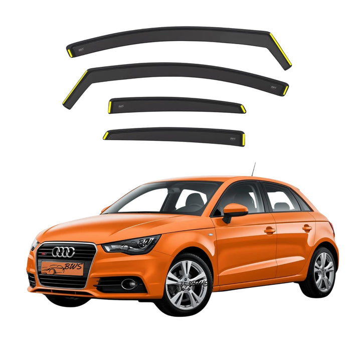 Audi A1 5-Door Hatchback 2011-2017 Wind Deflectors – 4-Piece Set | Rain & Wind Guards