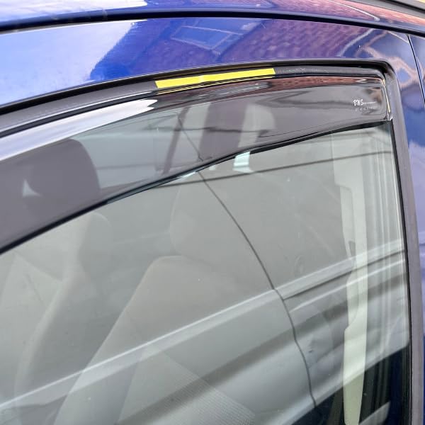 BWS Premium Wind Deflectors For Audi A1 5door hatchback 2011-onwards 4-Pieces, Enhance Driving Comfort with Window Visors (UK Stock)
