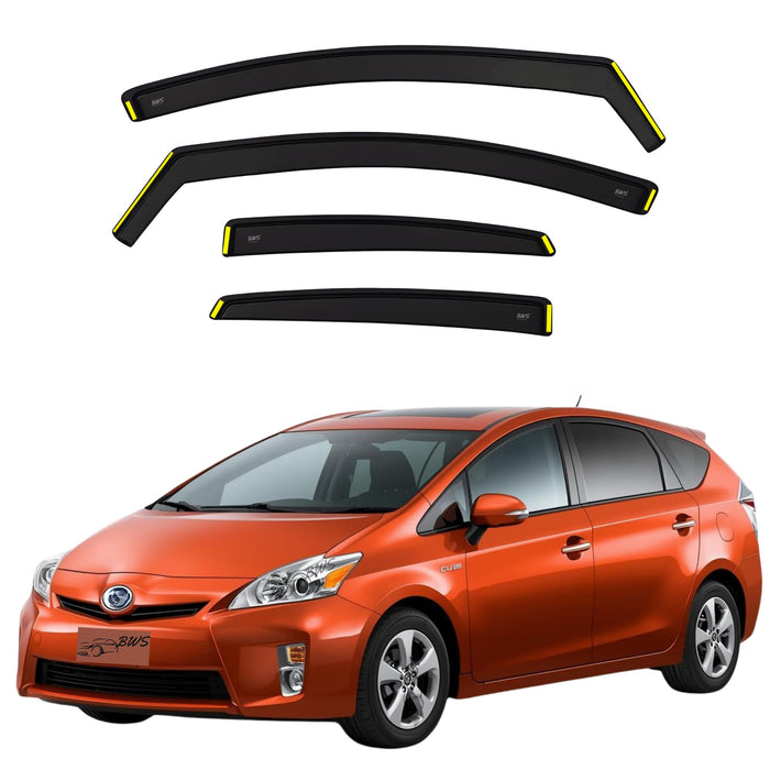 TOYOTA PRIUS PLUS 5-Door MPV 2011-2022 4 Pieces Set Wind Deflectors