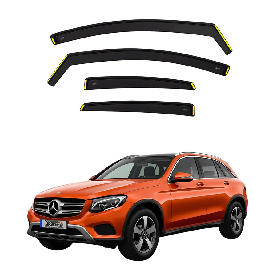 MERCEDES GLC MK1 X253 SUV / 63 AMG 2016-2022 4 pieces Wind Deflectors