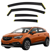 BWS UK Stock: Premium 4-Piece Wind Deflector For Vauxhall Cross Land X 5door 2017, Enhance Driving Comfort with Window Visors