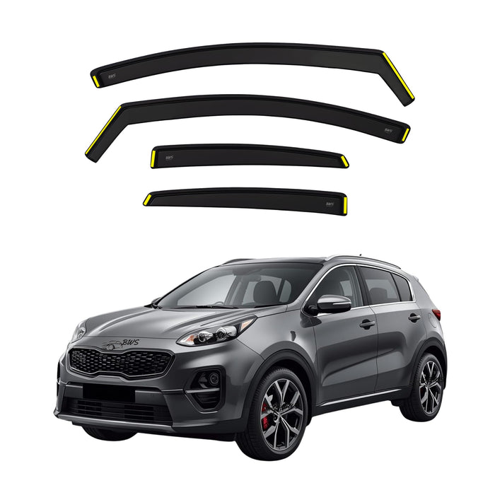 Kia Sportage MK4 5-doors SUV 2016-2022 4 pieces Wind Deflectors