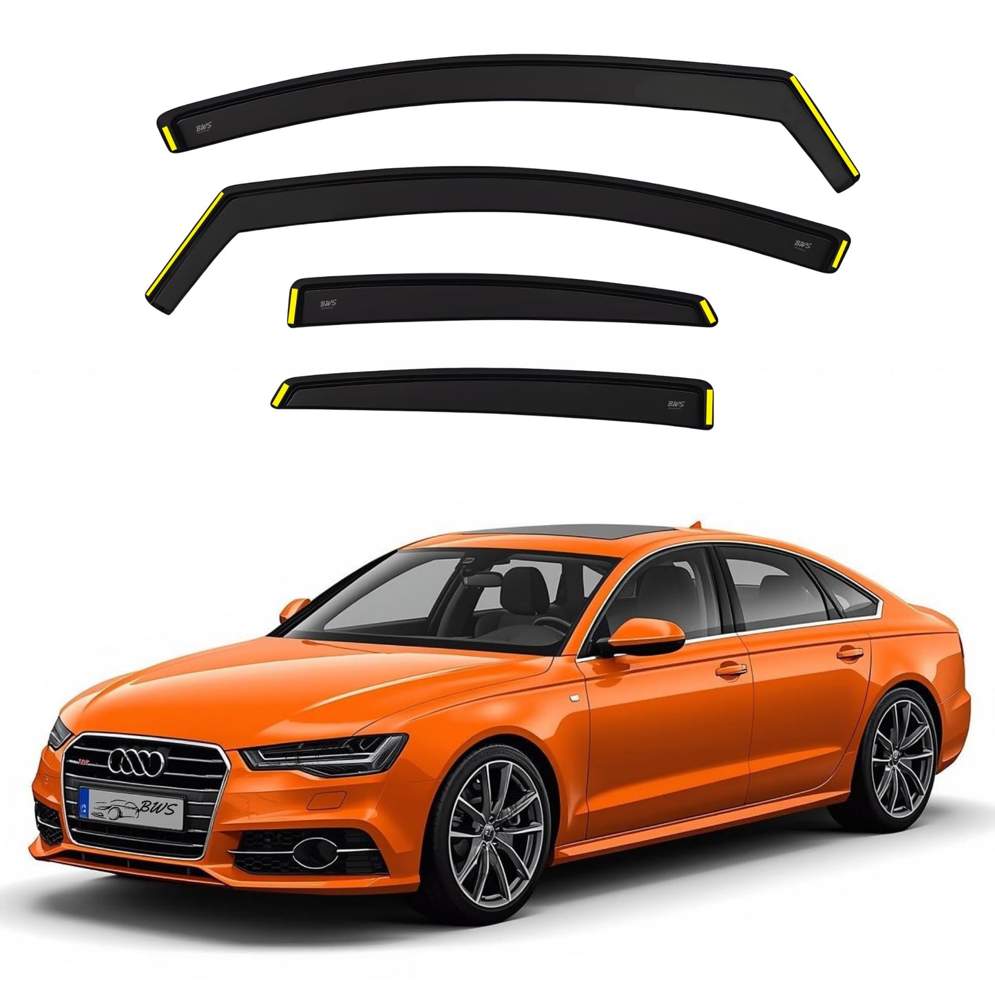 Audi A6 C7 4 Door Saloon 2011-017 4 pieces Wind Deflectors