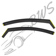 BWS Premium Wind Deflectors For VAUXHALL CORSA D E 3-doors 2006-2019 2-Pieces, Enhance Driving Comfort with Window Visors (UK Stock)