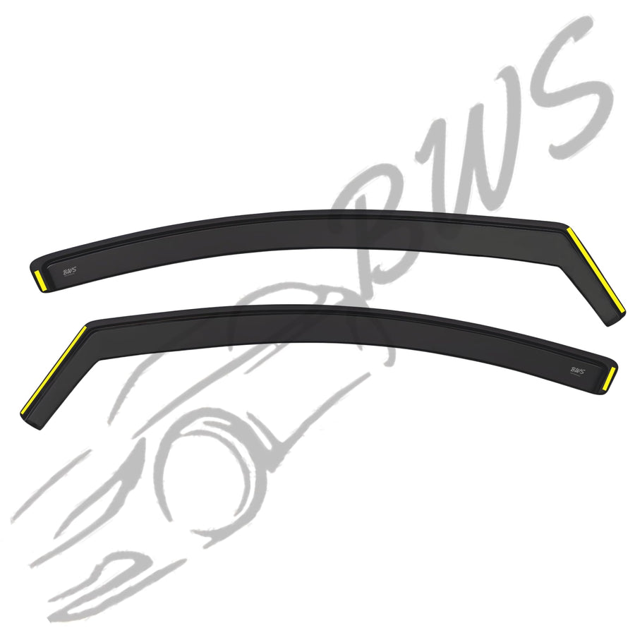 BWS Premium Wind Deflectors For VAUXHALL CORSA D E 3-doors 2006-2019 2-Pieces, Enhance Driving Comfort with Window Visors (UK Stock)
