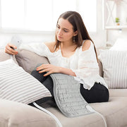 Electric Heating Pad 6 Adjustable Temperature Settings – Ideal for Back, Neck, Shoulder, and Abdominal Relief. Features Advanced Heating Technology and Machine-Washable Design.