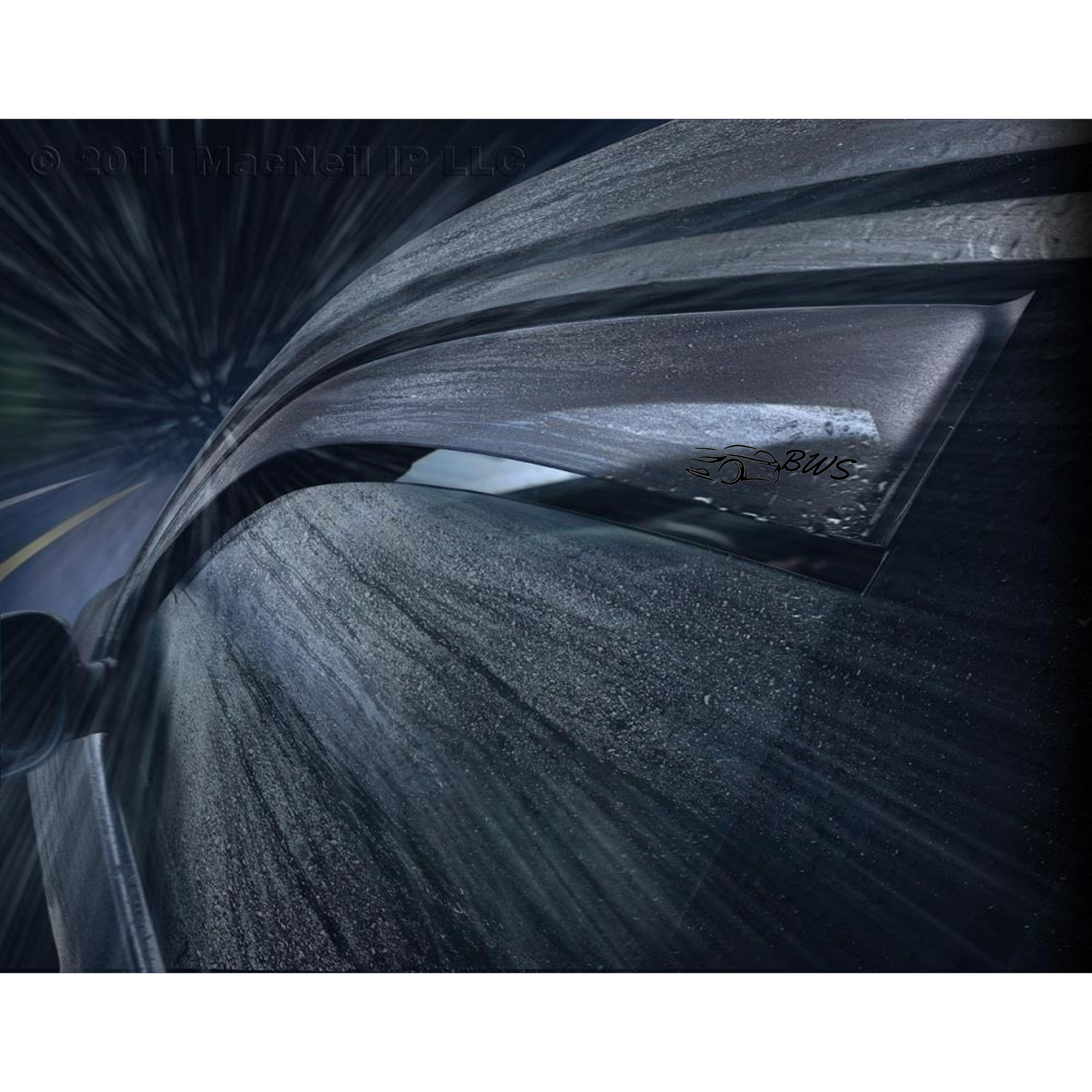 Wind Deflectors fit Fiat 500 / Abarth 595/695 2007-23 3-Door Hatchback Visors