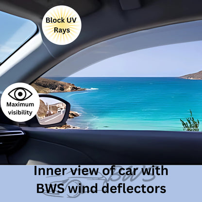 AUDI A3 or S3 3-doors MK3 2013-2020 Hatchback 2-Pieces Wind Deflectors