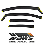 BWS UK Stock: Premium 4-Piece Wind Deflector For TOYOTA PRIUS PLUS 5 doors MPV 2011-up, Enhance Driving Comfort with Window Visors Dark Tinted