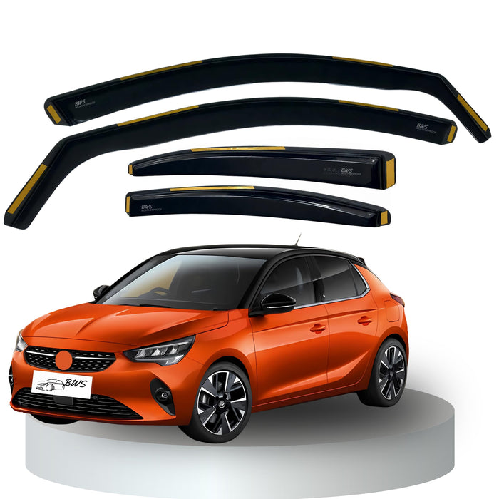 VAUXHALL CORSA F or Corsa-e Electric 5-door 2020-up 4 pcs Wind deflectors