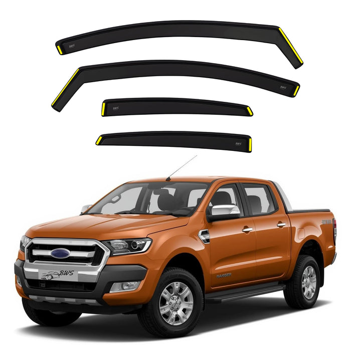 FORD RANGER 4-Door 2012-2022 4-pieces Wind Deflectors