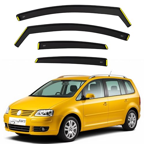 VW Touran MK1 / MK2 2003-2015 5-Doors MPV 4 Pieces Set Wind Deflectors