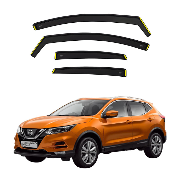 Nissan Qashqai MK2 J11 2014-2021 5 Door SUV Wind Deflectors