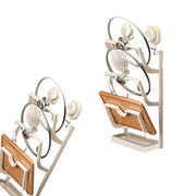 BWS Brightway Pot Lid Organizer Rack, U-Shaped Lid Holder, Adhesive Wall or Cabinet Door Mount – No Drilling Required, Space-Saving Kitchen Storage for Pot and Pan Covers.