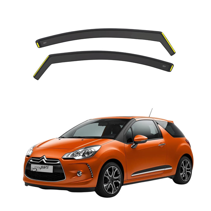 Citroen DS3 3 door Hatchback 2010-2016 2-Pieces Wind Deflectors