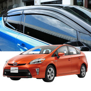BWS Premium Wind Deflectors For Toyota Prius (XW30) MK3 2011-15 4-Pieces, Enhance Driving Comfort with Window Visors Stick ON (UK Stock)