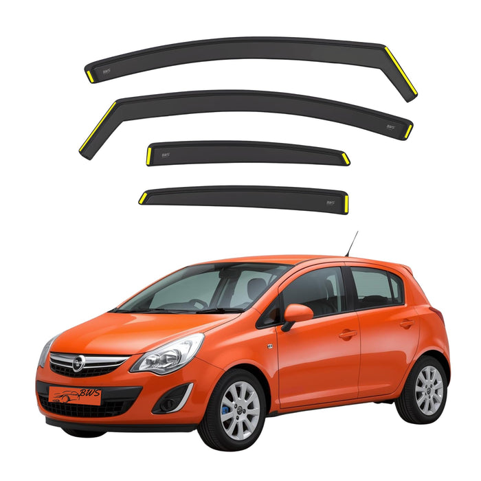 Vauxhall CORSA D/E 5-door 2006-2019 4 pieces Wind Deflectors
