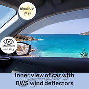 VW Touran MK1 / MK2 2003-2015 5-Doors MPV 4 Pieces Set Wind Deflectors