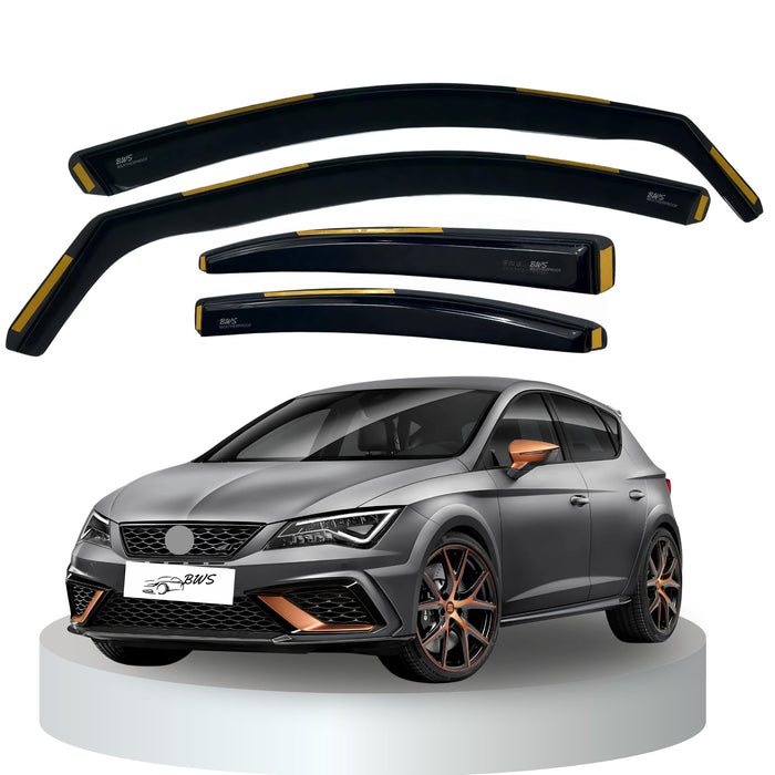 SEAT LEON MK2 2006-2012 4-Pieces Wind Deflectors