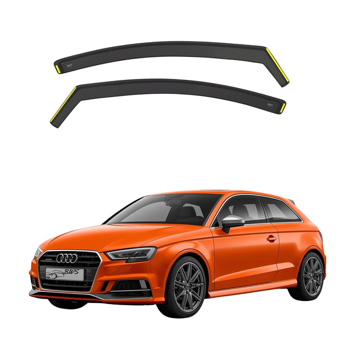 AUDI A3 or S3 3-doors MK3 2013-2020 Hatchback 2-Pieces Wind Deflectors
