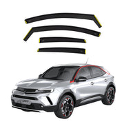 BWS UK Stock: Premium 4-Piece Wind Deflector For Vauxhall Mokka B 2020-up Wind Deflectors, Enhance Driving Comfort with Window Visors