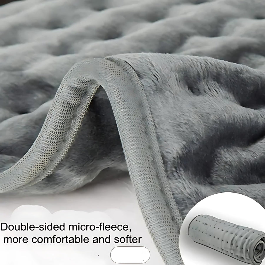 Electric Heating Pad 6 Adjustable Temperature Settings – Ideal for Back, Neck, Shoulder, and Abdominal Relief. Features Advanced Heating Technology and Machine-Washable Design.