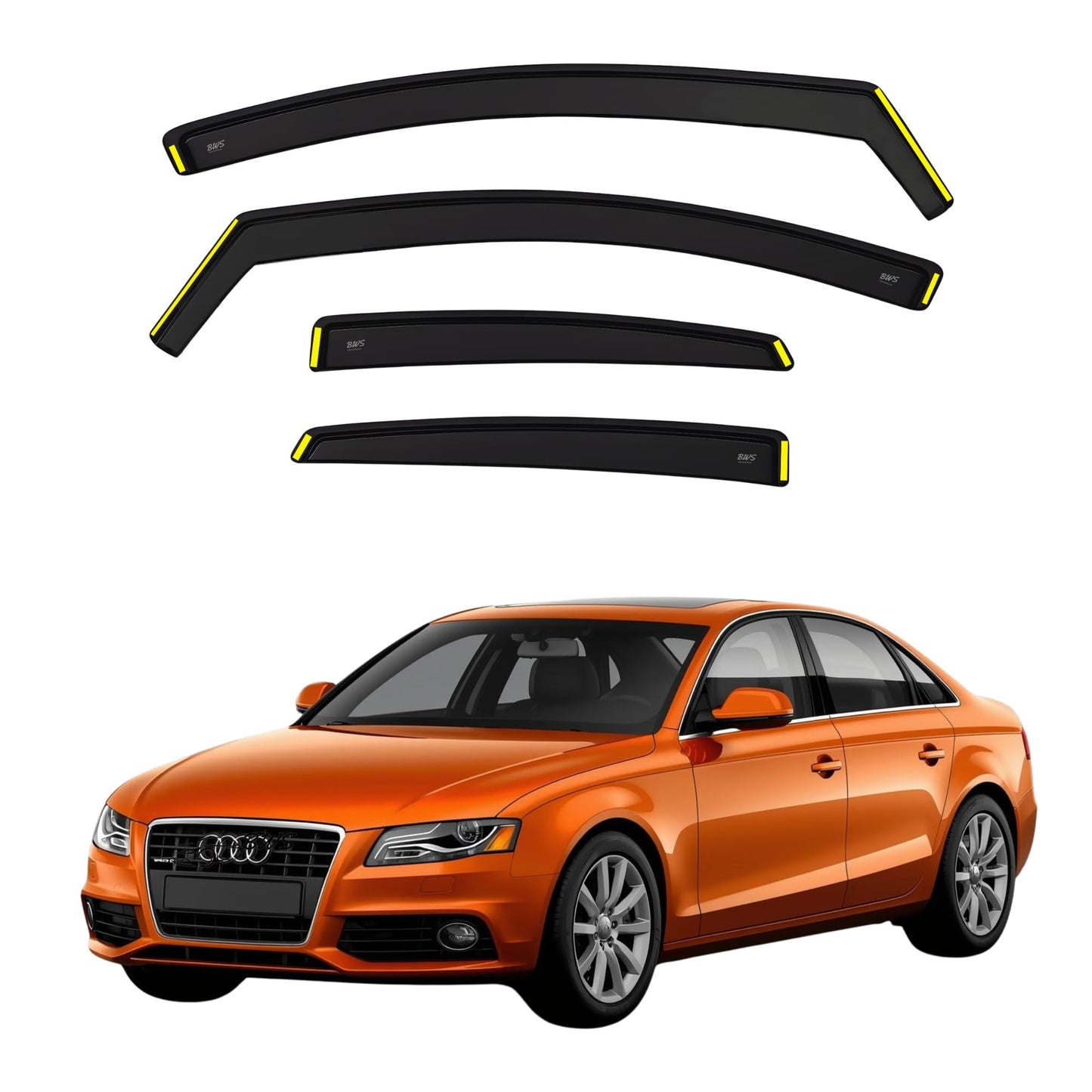 Audi A4 B8 2008-2015 4-Door Saloon 4-pieces Wind Deflectors