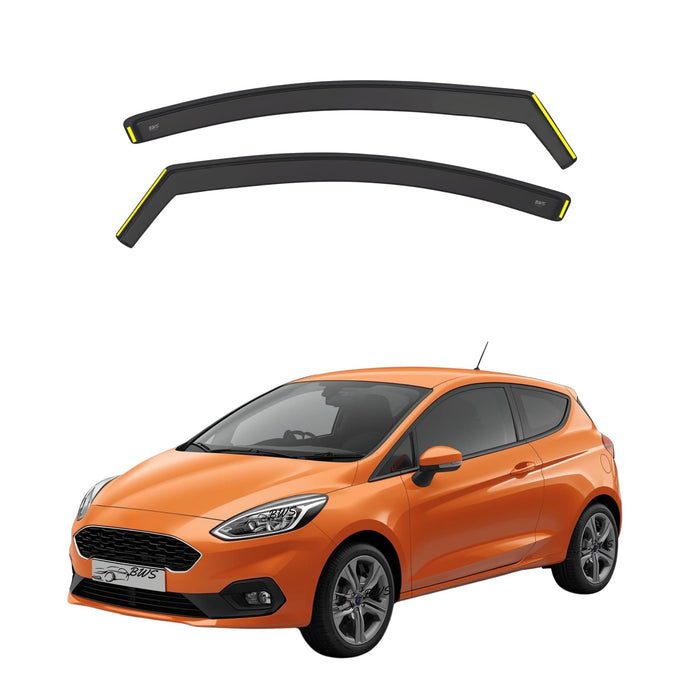 FORD Fiesta MK8 2018 Onwards 3 Door Hatchback 2 pieces Wind Deflectors